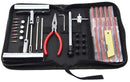 46-delige Bandenreparatieset – Complete Noodset voor Fiets, Motor en Auto – Inclusief Stoffen Reparatiestrips & Gereedschap