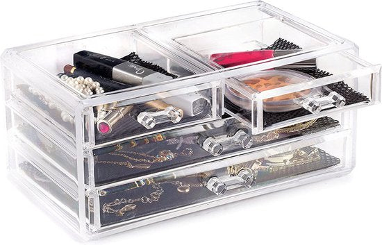 Make Up Organizer - Cosmetica opbergdoos 4 lades 16 vakken