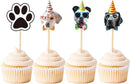 48 delige hond cupcake/fruit prikkers voor desserts