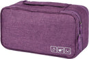 Multifunctionele lingerie/ondergoed tas - paars 27x14,5x12CM