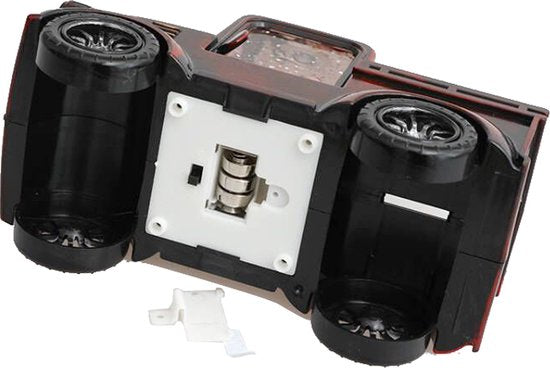 Betoverende Retro Auto LED Kerst Verlichting - Sfeervolle Verlichting voor de Feestdagen16*7.2*11cm-donkerbruin
