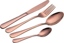 TDR-roestvrij staal 24-delige Rosegoudkleurig bestekset hoog