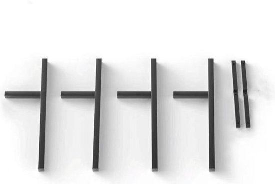 Verstelbaar Plantenrek 24-36 cm - Duurzaam Zwart