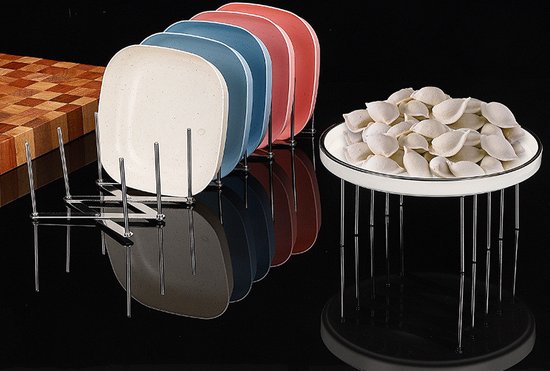 2x Premium Uitschuifbaar Keukenrek - Roestvrij Staal - Zilve