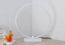 LED Tafellamp - Cirkel - 30cm diameter - Wit