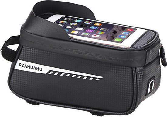 Waterdichte Fietsstuurtas met Aanraakscherm - Zwart