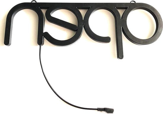 Neon LED Open Bord Rood - Licht Reclame Hanglamp