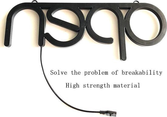 Xtraworks LED Neon Open Bord - Roze Hanglamp