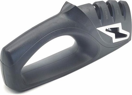 Professionele Messenslijper - Grijs - Ergonomisch - 4 Stande