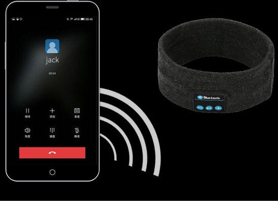 Bluetooth Sport Hoofdband met Afneembare Speakers, Oplaadbaa