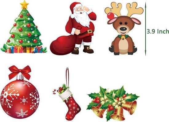 90 delig kerstfeestset - Thema: Merry Christmas - Versiering voor feestjes, verjaardag - feestdecoratie