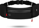 Heuptasje sport - verstelbare running belt - zwart