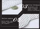 TDR-Antislip Badmat met badkussen- wit 36*125cm