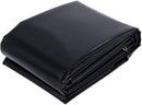 Extra dikke PE-folie zwart 2.1x3m - scheurvast, waterdicht
