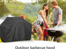 Bescherm je barbecue in stijl met de Waterdichte BBQ Beschermhoes inclusief Opbergtas - 71x190x117cm - Zwart