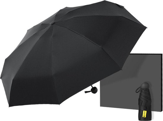 Merkloos TDR opvouwbare UPF50 Windproof Paraplu Reisetui