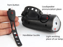 Xtraworks-Waterdichte Fietsverlichting-Koplamp- Voor alle fietsen- Zwart (USB Opladen)