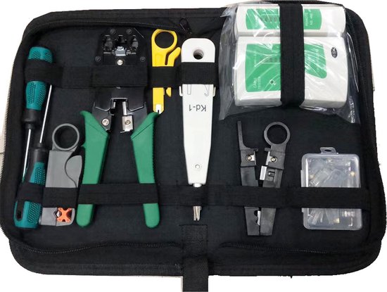 10 Delige Netwerk Tester Set-Compleet en Handig in Gebruik - Geschikt voor Verschillende Netwerkkabels