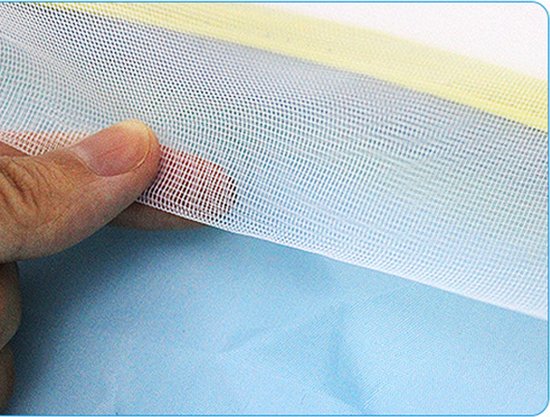 superleuke baby-strandtent met zwembadje-UV-bescherming-blau