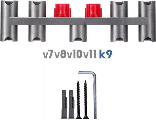 ABS materiaal Wandmontage Stofzuiger Borstel Zuigkop Opbergrek Houder voor DysoV8 V10 V11 V12 V15