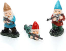 3delige Set Gedetailleerde Militaire Gevechtstuinkabouters i