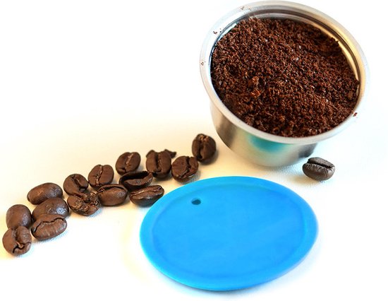 3 delige Herbruikbare RVS Dolce Gusto Capsule met Maatschep en Reinigingsborstel - Bespaar Geld en Bescherm het Milieu