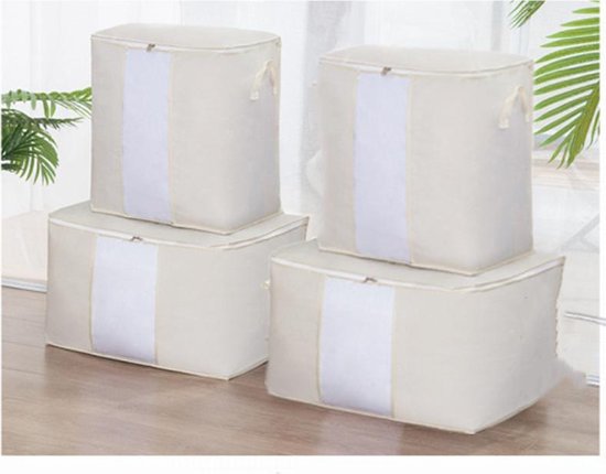 Set van 4 Opbergtassen voor Kleding en Dekbed - Oxford