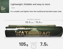Outdoor Draagbare Waterzak met Kraan voor Kamperen, Wandelen, Picknicken, Vissen en Reizen, etc- 7.5L Capaciteit - Opvouwbaar en Milieuvriendelijk - Jungle Groen