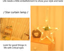Sterrenhemel- Lichtketting met sterren-Verlichting voor Buiten & Binnen- LED lichtgordijn met 8 verlichtingsmodi - warm licht met 1.5M snoer 220V