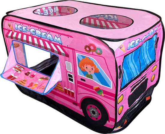 TDR-kinder auto tent- opvouwbare tent -speelhuistent  ijswagen 112*70*75