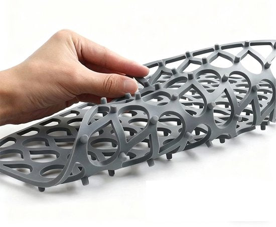 Holle gootsteen afvoermat grijs 35cm*30cm