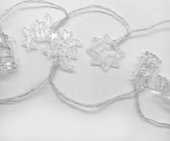 Unikorf LED-Lichtslinger 2m 10 LED's voor Ramadan & Eid