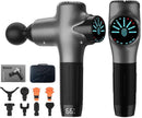 TDR -  Massage Gun - Massage Pistool - Massage Apparaat - Voor Sportmassage, Fascia, Relaxmassage & Spierpijn - 7 Verschillende Niveaus- 8 Opzetstukken  - Grijs