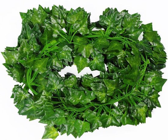 24 stuks*2m Klimop Slinger - Backdrop Decoratie Plant voor Huis en Tuin - Kunst Hangplant - Hedera - Klimop Kunstplanten voor Binnen en Buiten