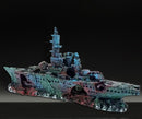 Aquarium decoratie Slagschip 2 Realistische hars ornamenten