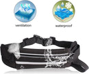Heuptasje sport - running belt met waterfleshouder zwart