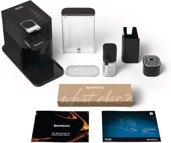 De'Longhi Nespresso Lattissima One EN510.B - Koffiecupmachine - Zwart