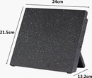 Keuken Opvouwbare Magnetische Messenblok -Messenblok Zonder Messen- Modern en Ruimtebesparend Ontwerp- zwart met witte spikkels