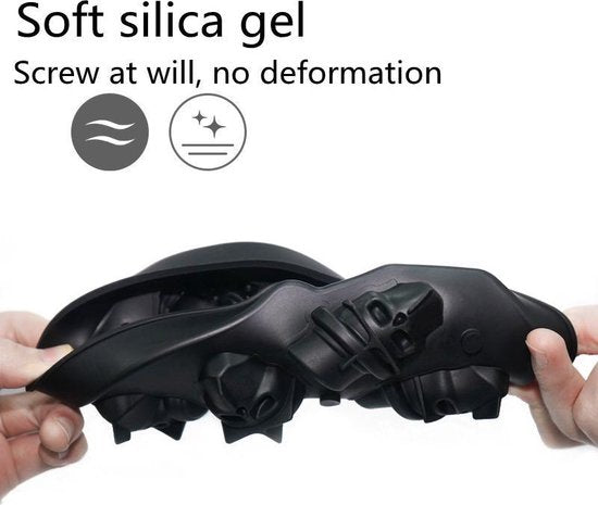 TDR - Siliconen ijsblokjesvorm - ijsbal Maker Met Deksel - ijsklontjes maken - 6 vormen - Thema: Schedel