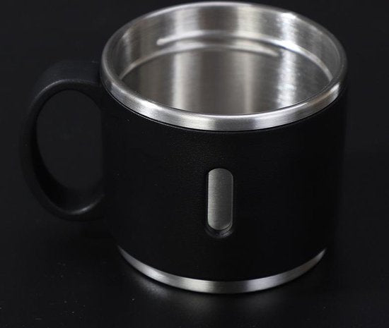 TDR - Thermosfles - RVS - grote capaciteit - 580 ml - Zwart