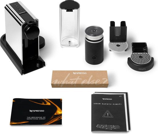 Krups Nespresso Citiz Platinum & Milk XN630D - Koffiecupmachine - Stainless Steel