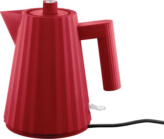 Alessi Plissé Waterkoker 1.7L Rood