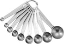 Unikorf 9-delige RVS maatlepels - diverse maten