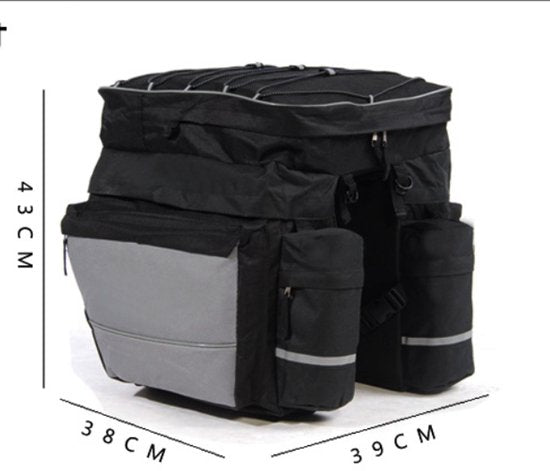 Milieuvriendelijke katoenen geweven tas - blauw