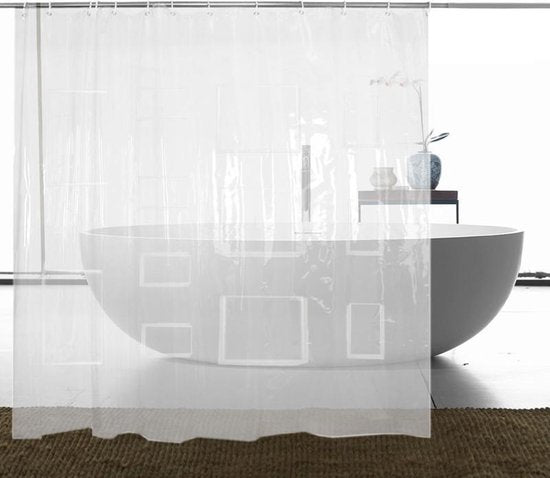 Transparant waterdicht douchegordijn 12 aanraakvakken