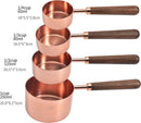 8 delig Maatbeker Set - Maatlepel Set - Complete Maatschep Set - Maatcups-koper