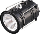 Xtraworks -2 in 1 Multifunctionele Solar LED Campinglamp-Lantaarn-zwart