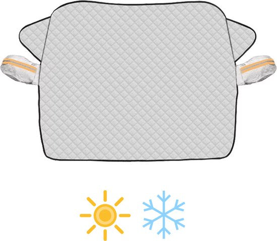 Zomer Autohoes - Water- en UV-bestendig - 144x115CM Zilver