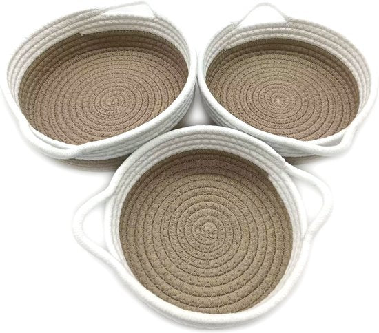 Unikorf 3-delige Dubbelhandige Katoenen Touwmanden