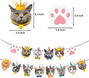 44 delig verjaardagset - Thema: Katten - Versiering voor feestjes, verjaardag